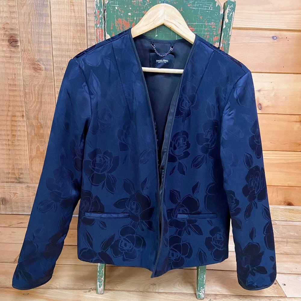 Gorgeous Midnight Blue, Rachel Comey Floral Jacquard Jacket